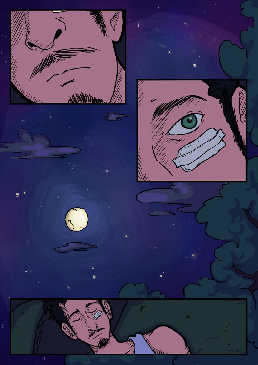 Comic page. Complete transcript for the content below.