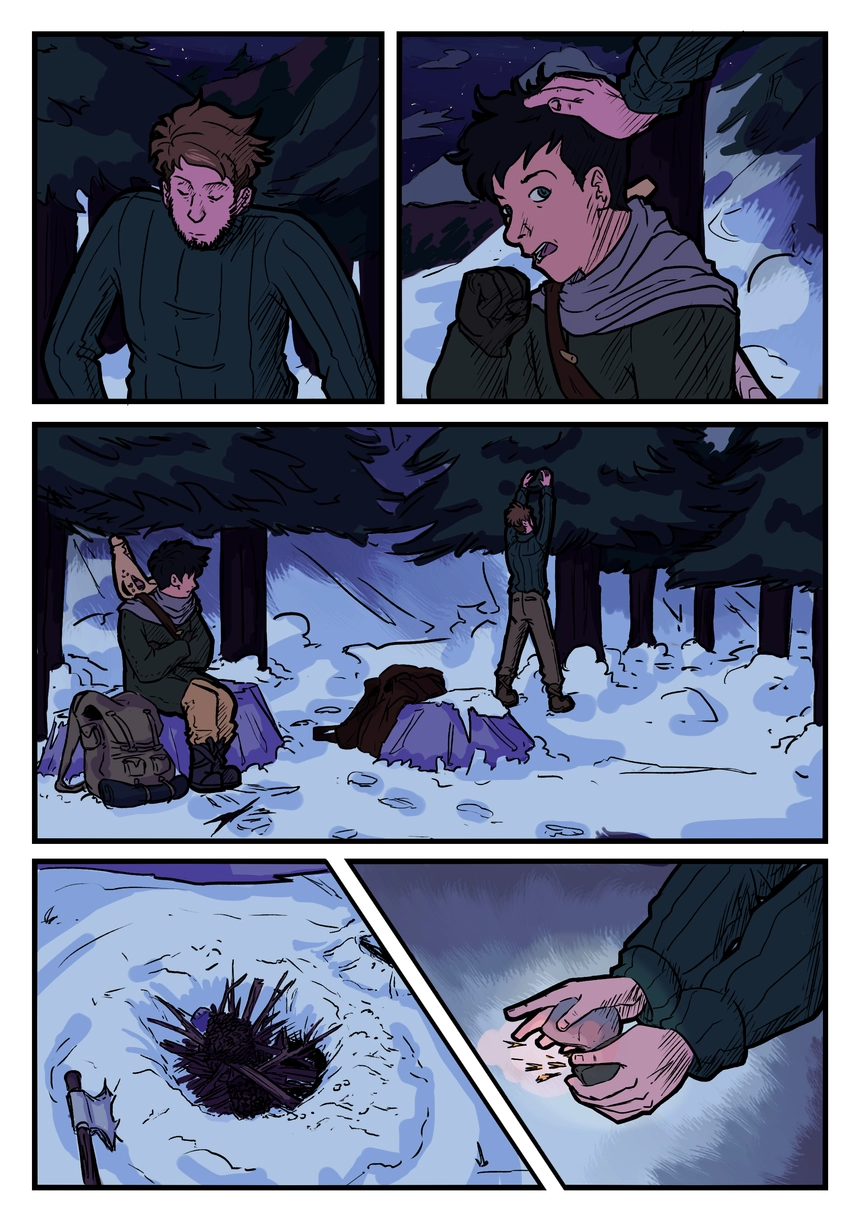 Comic page. Complete transcript for the content below.