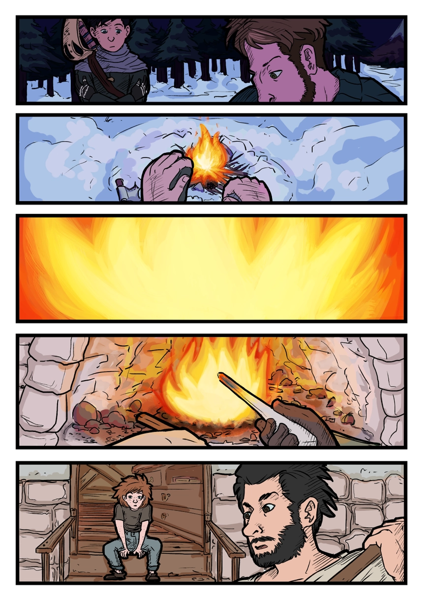Comic page. Complete transcript for the content below.