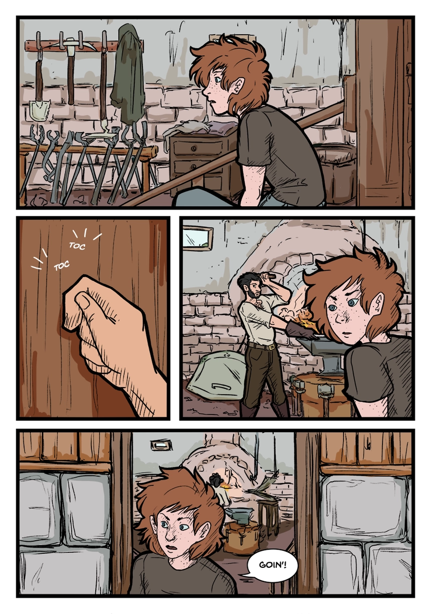Comic page. Complete transcript for the content below.