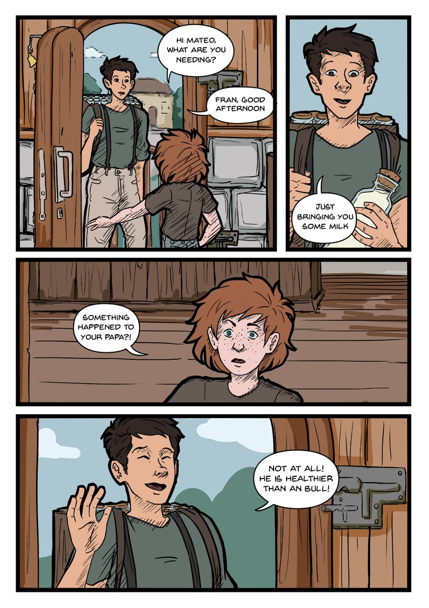Comic page. Complete transcript for the content below.