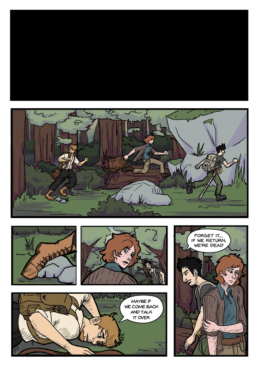 Comic page. Complete transcript for the content below.