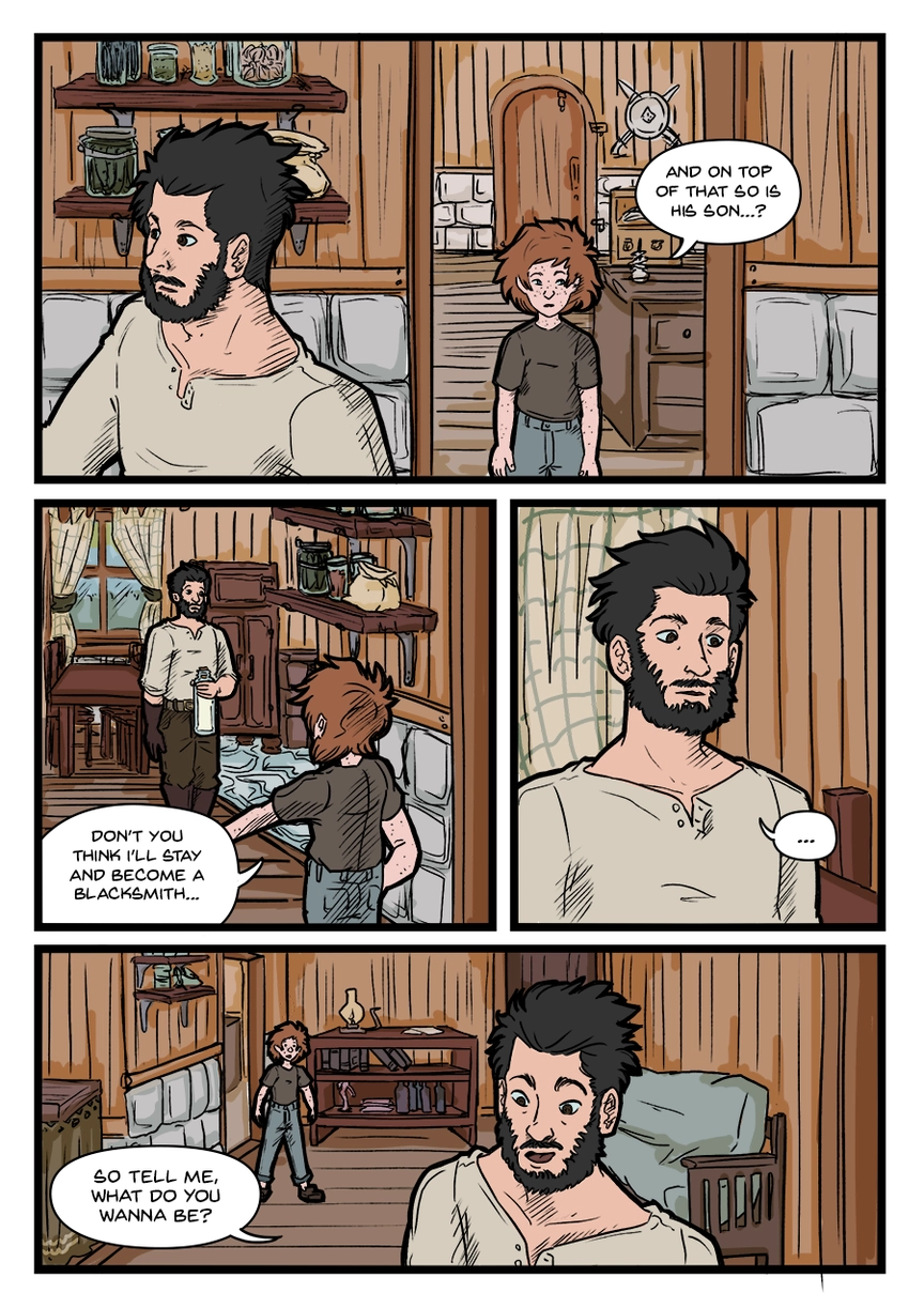 Comic page. Complete transcript for the content below.