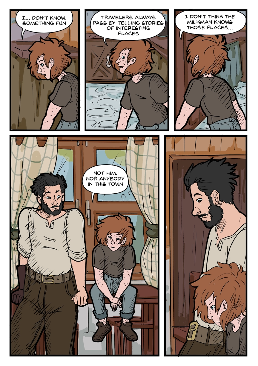 Comic page. Complete transcript for the content below.