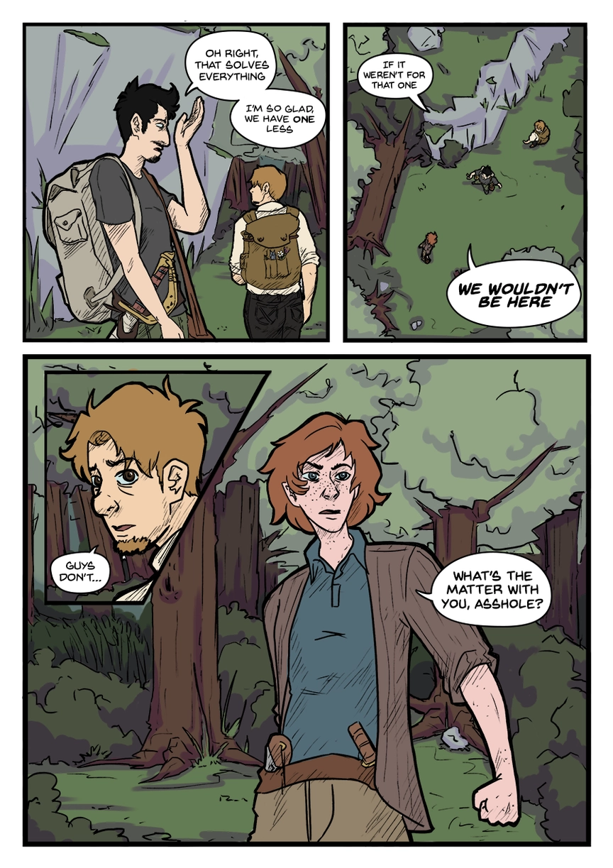 Comic page. Complete transcript for the content below.