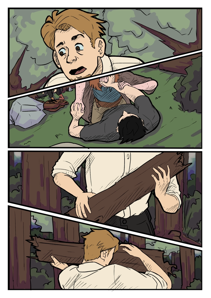 Comic page. Complete transcript for the content below.