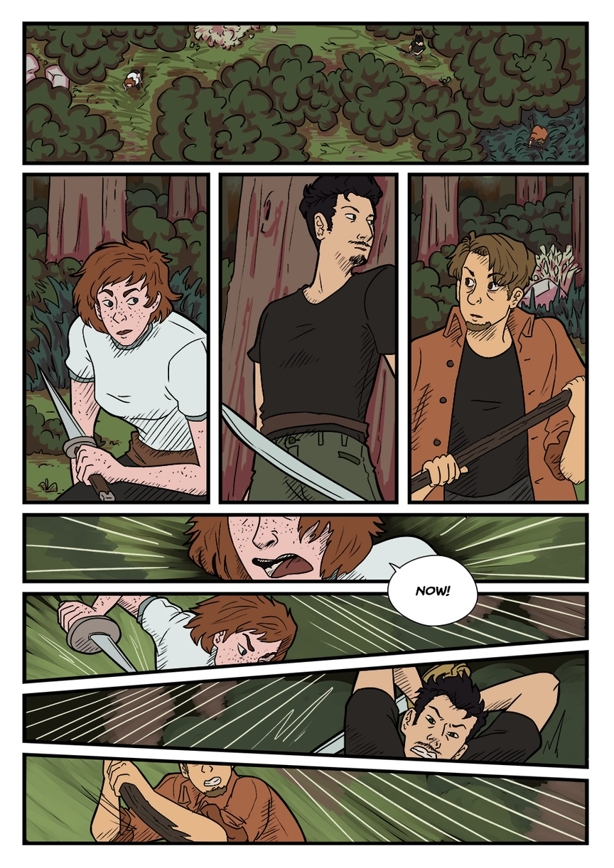 Comic page. Complete transcript for the content below.