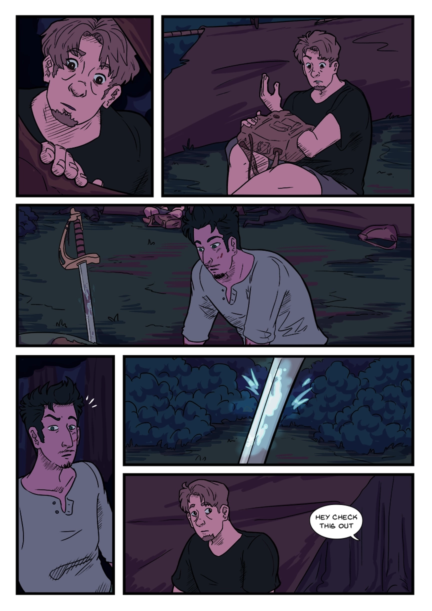 Comic page. Complete transcript for the content below.