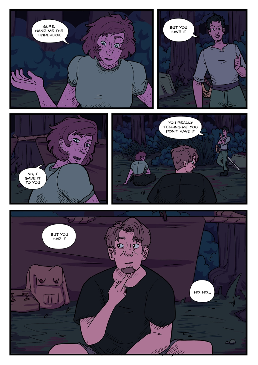 Comic page. Complete transcript for the content below.