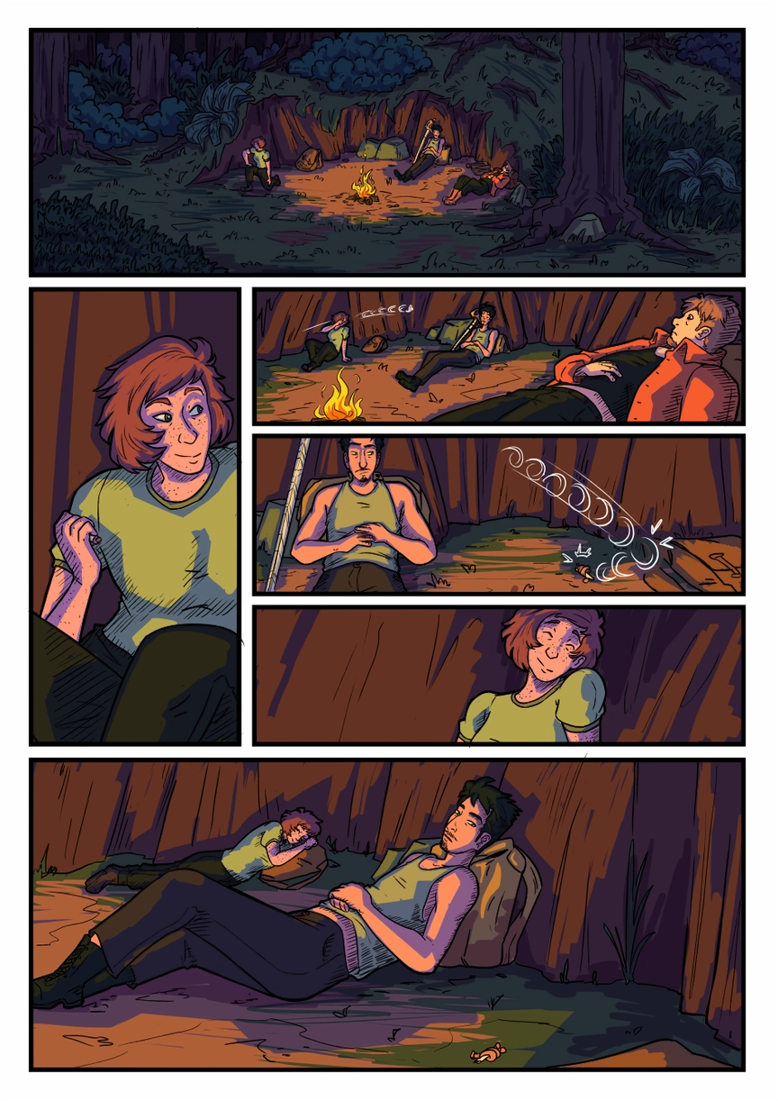 Comic page. Complete transcript for the content below.