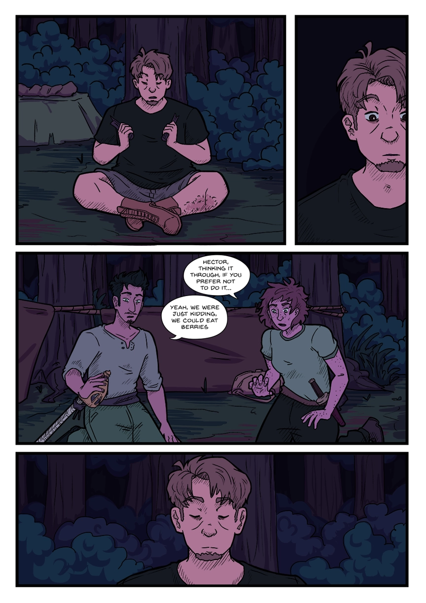 Comic page. Complete transcript for the content below.