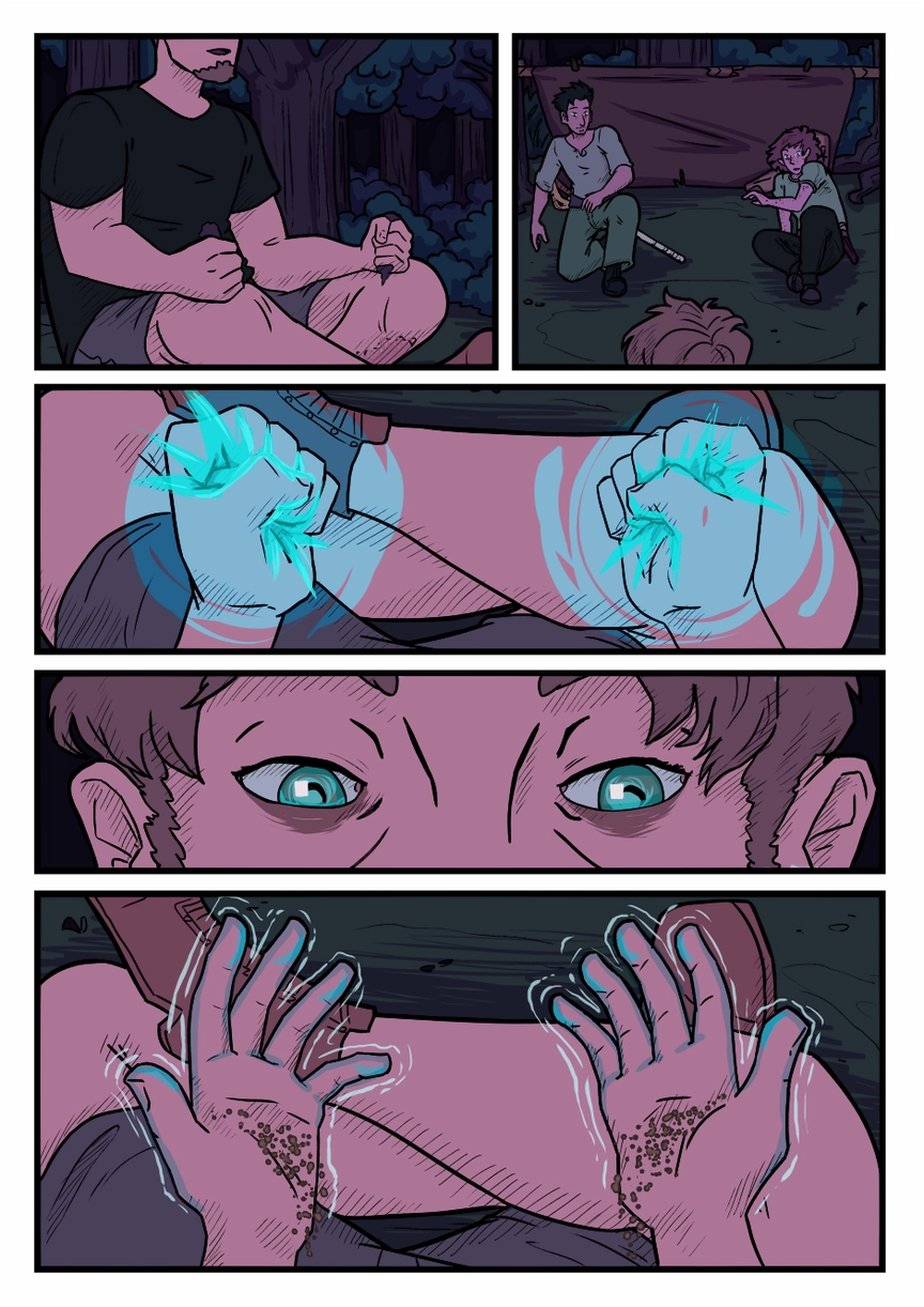 Comic page. Complete transcript for the content below.