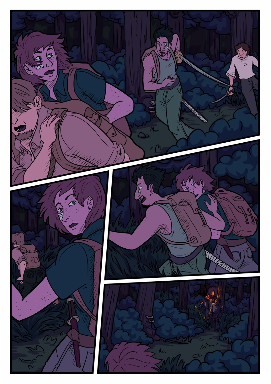 Comic page. Complete transcript for the content below.