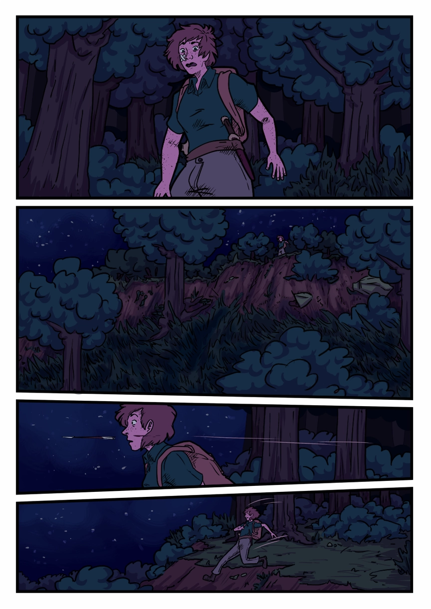 Comic page. Complete transcript for the content below.