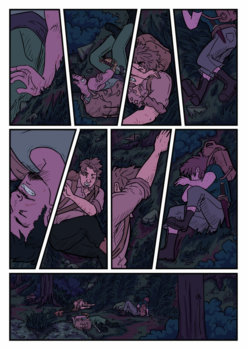 Comic page. Complete transcript for the content below.