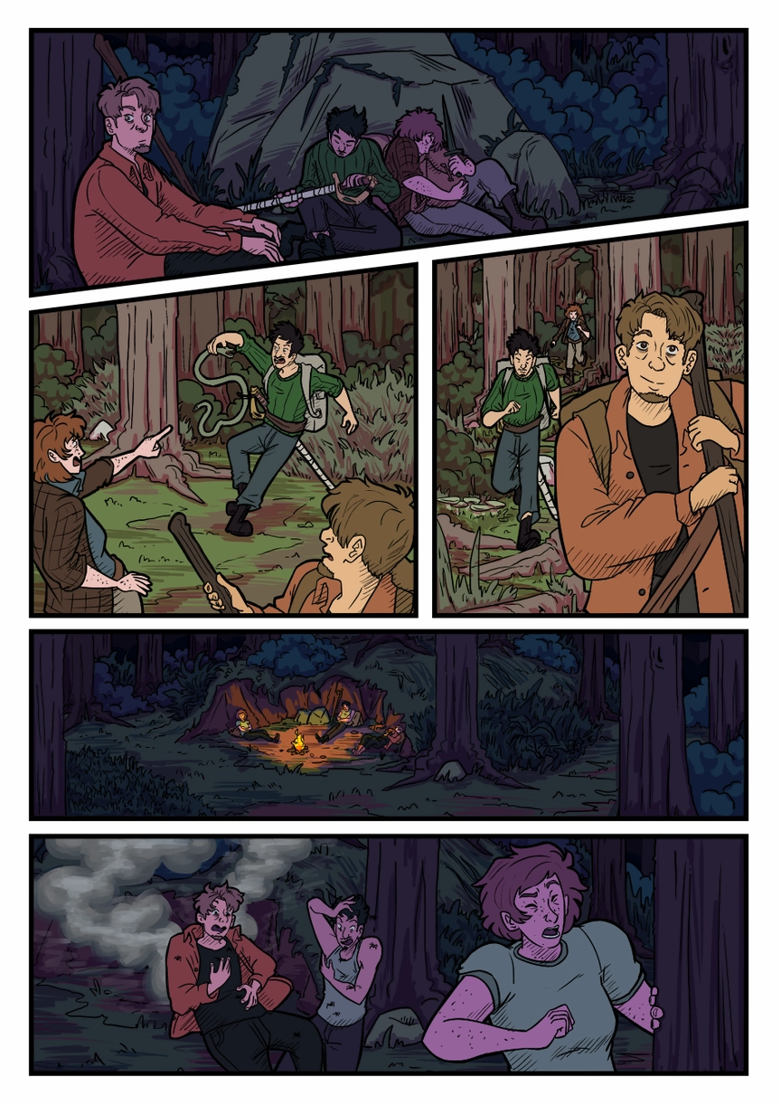 Comic page. Complete transcript for the content below.