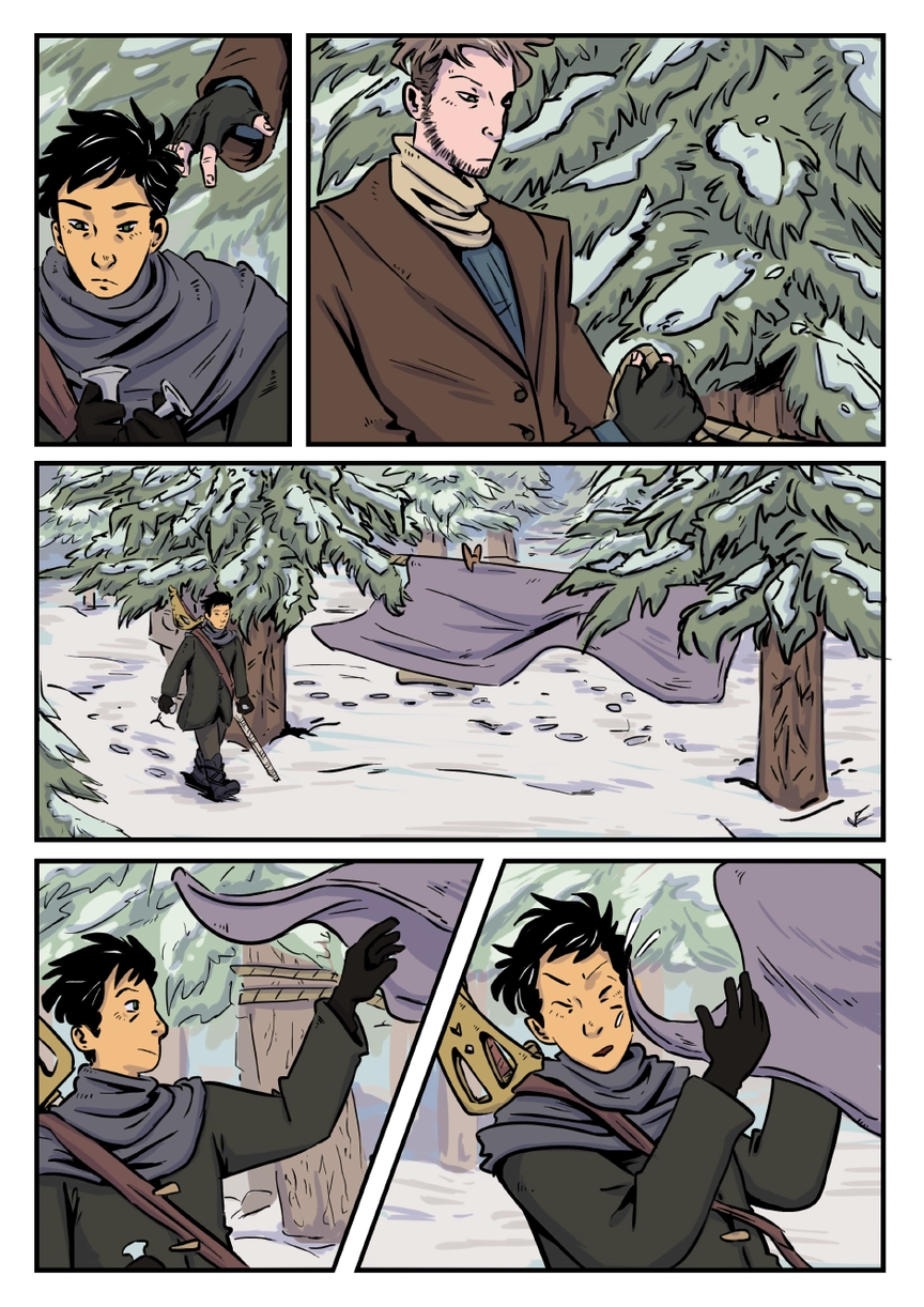 Comic page. Complete transcript for the content below.