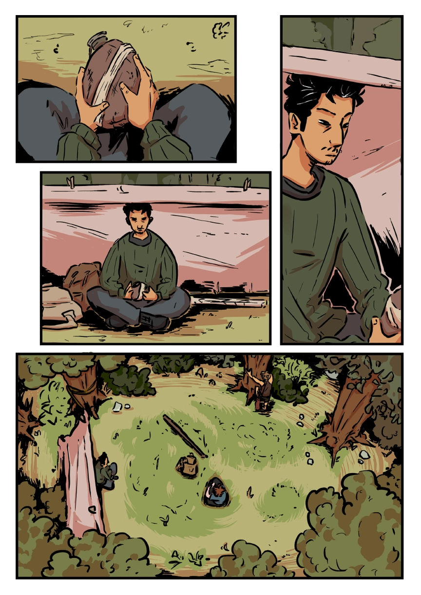 Comic page. Complete transcript for the content below.