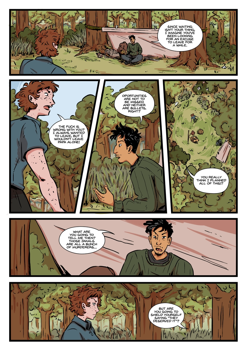 Comic page. Complete transcript for the content below.
