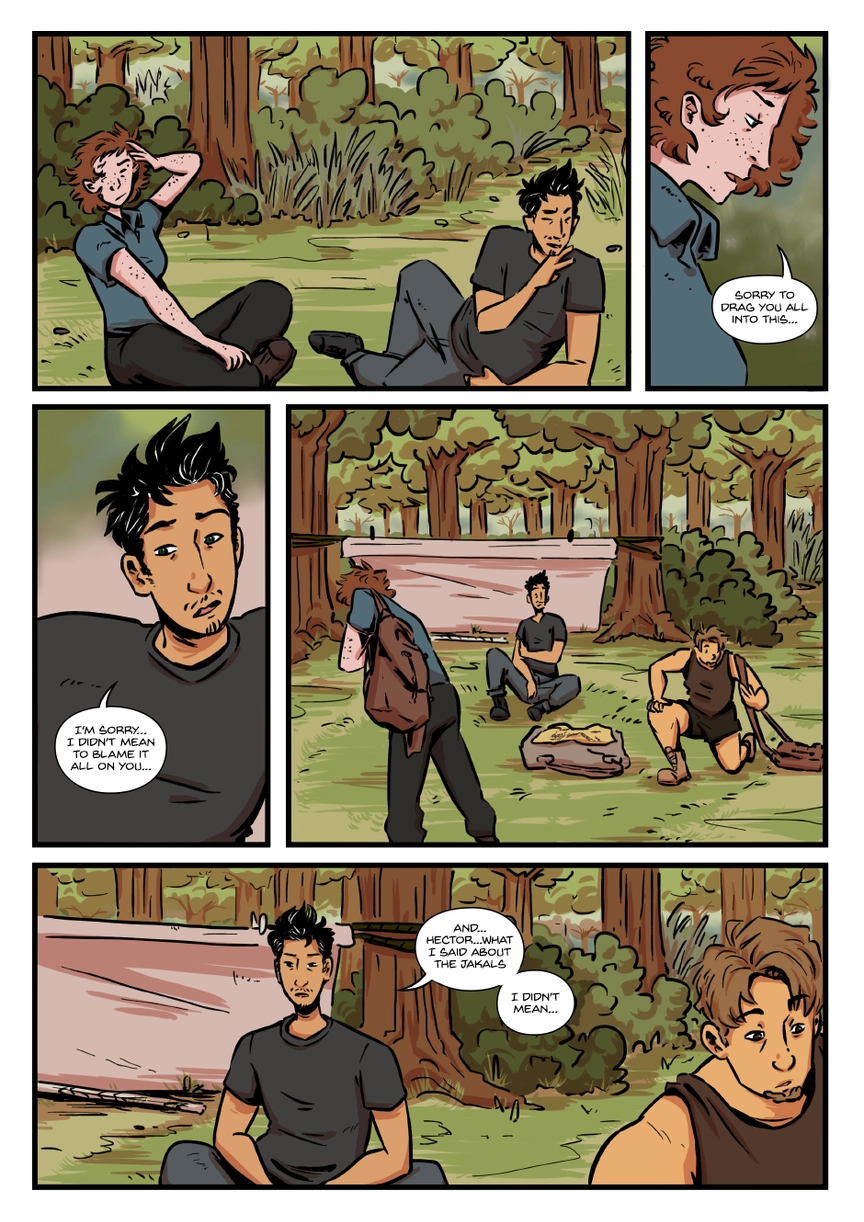 Comic page. Complete transcript for the content below.