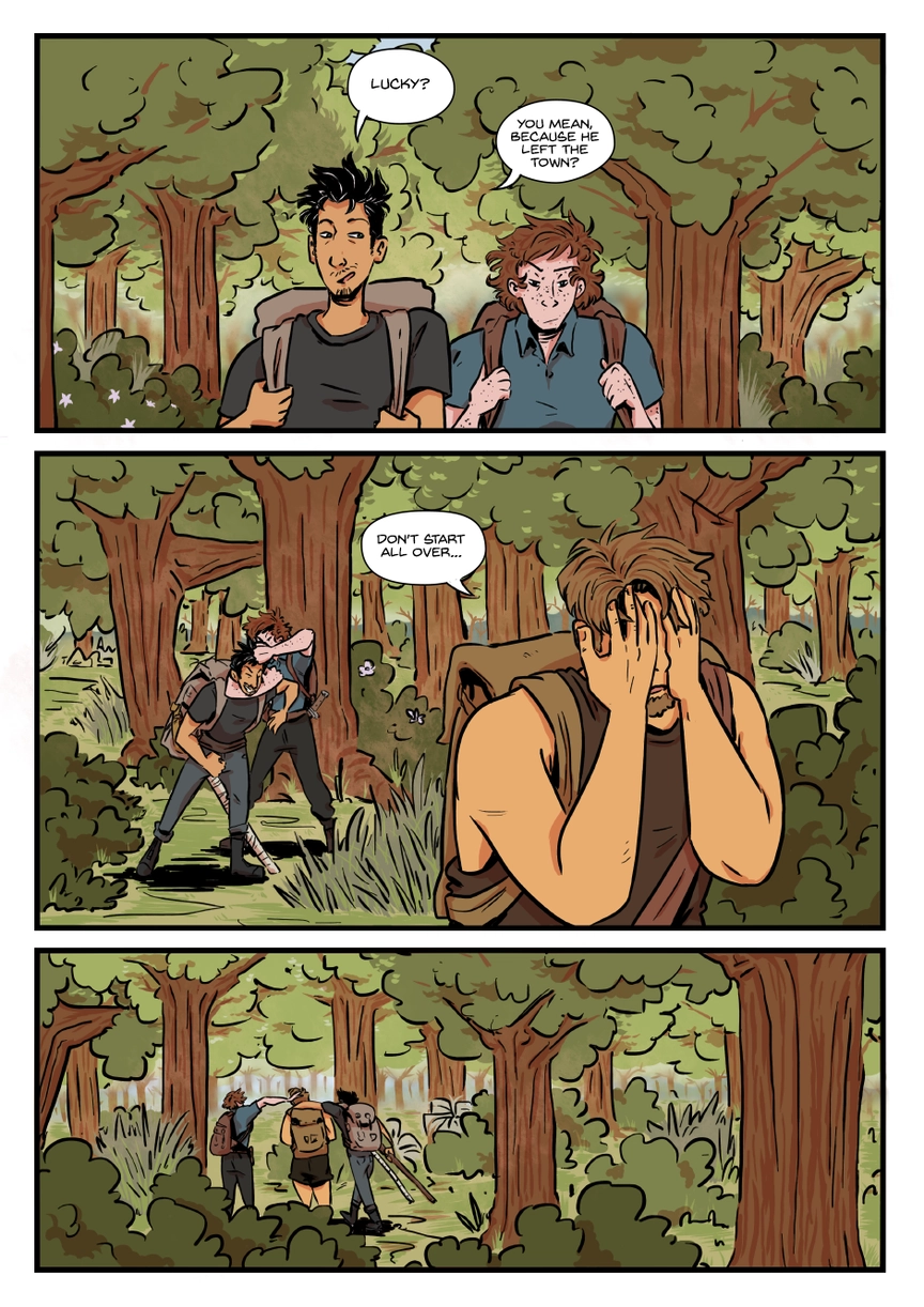 Comic page. Complete transcript for the content below.