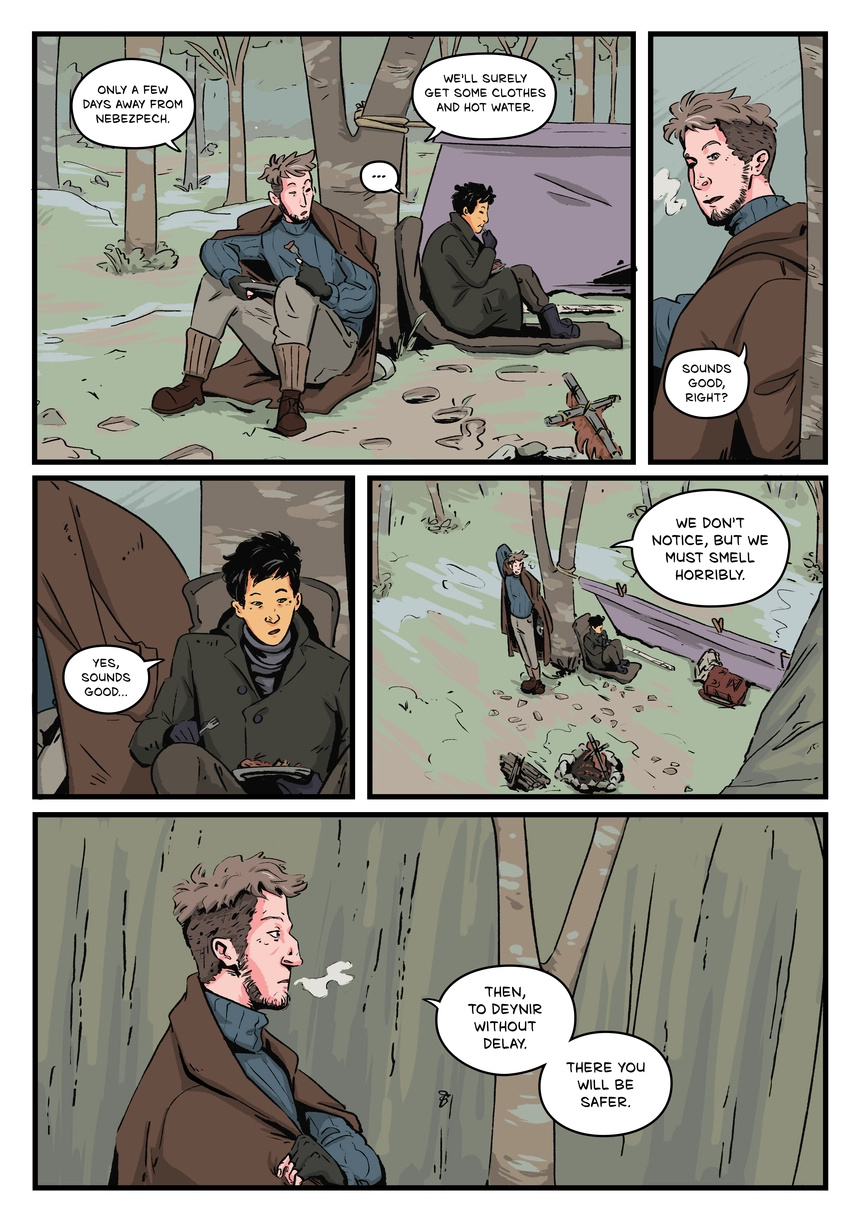 Comic page. Complete transcript for the content below.
