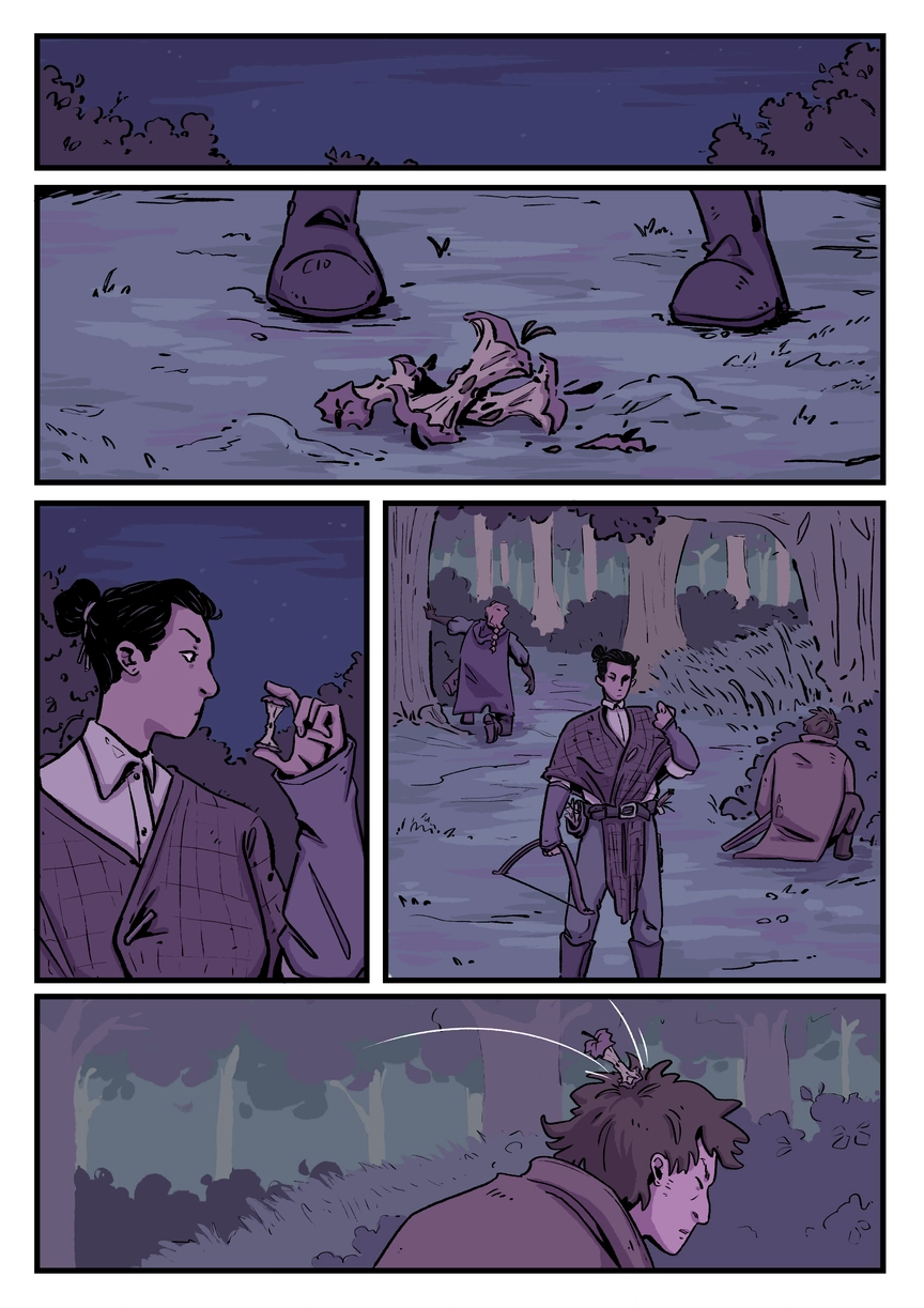 Comic page. Complete transcript for the content below.