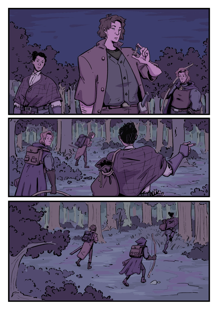 Comic page. Complete transcript for the content below.