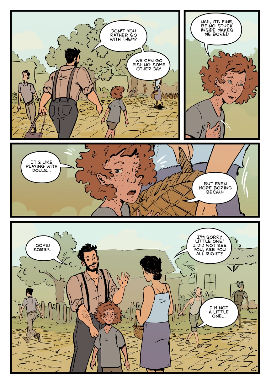 Comic page. Complete transcript for the content below.