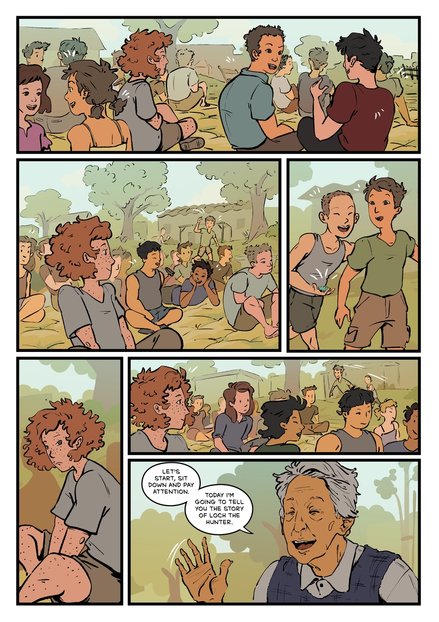Comic page. Complete transcript for the content below.