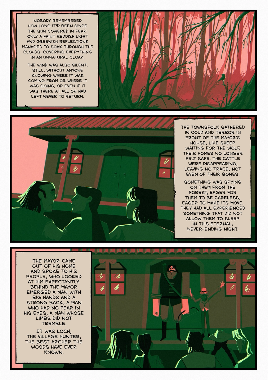 Comic page. Complete transcript for the content below.