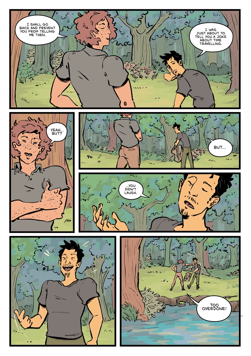 Comic page. Complete transcript for the content below.