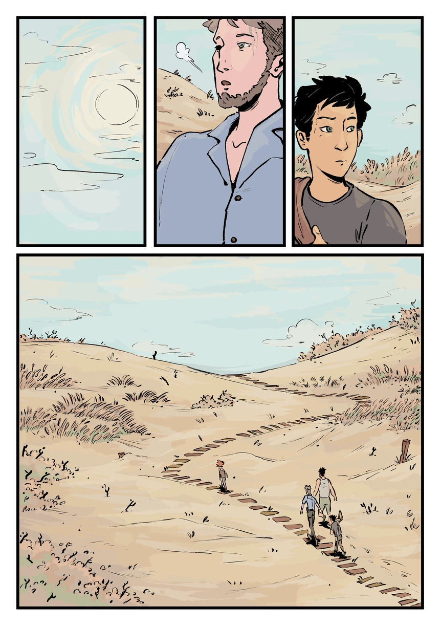 Comic page. Complete transcript for the content below.