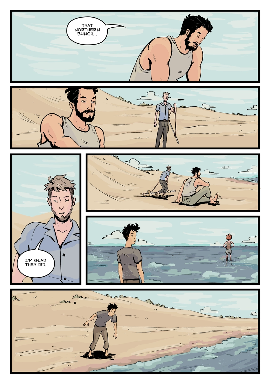 Comic page. Complete transcript for the content below.