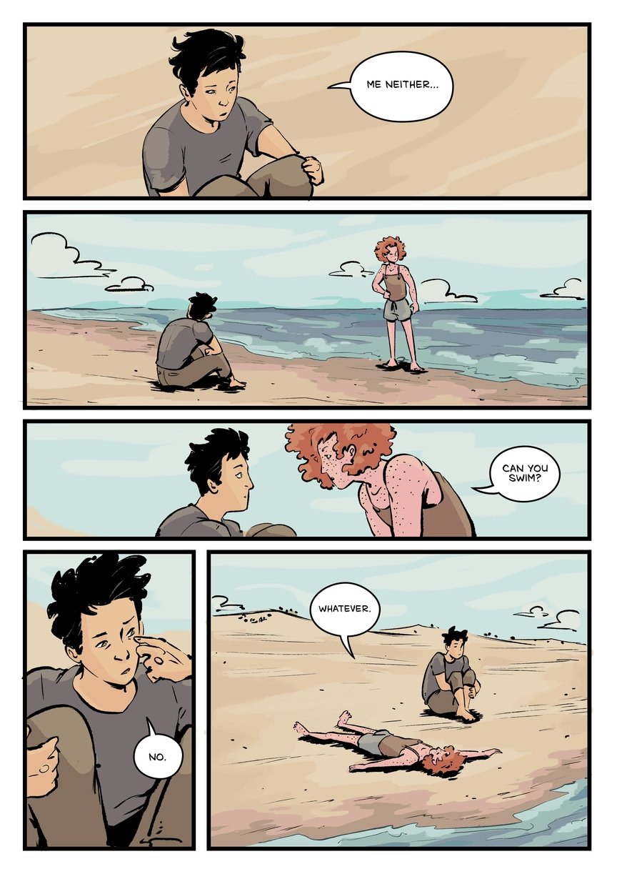 Comic page. Complete transcript for the content below.