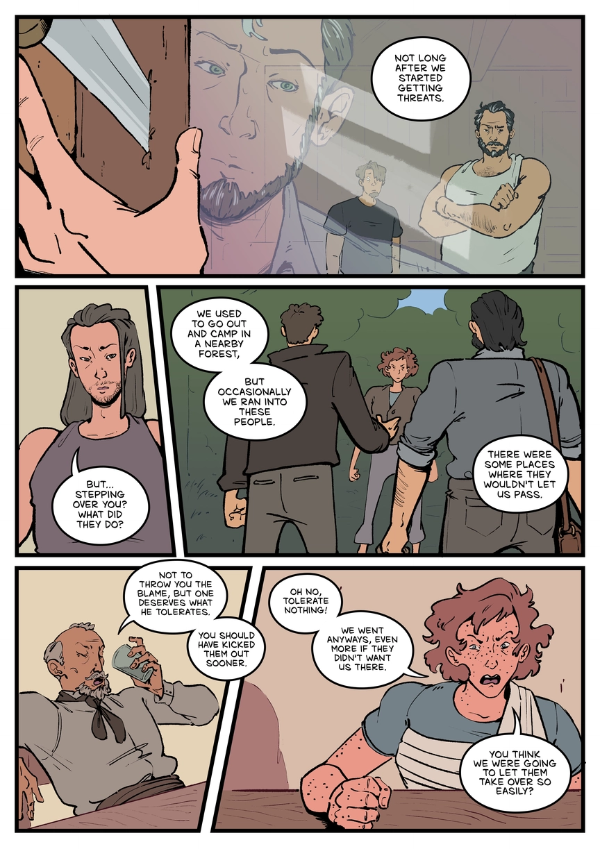 Comic page. Complete transcript for the content below.